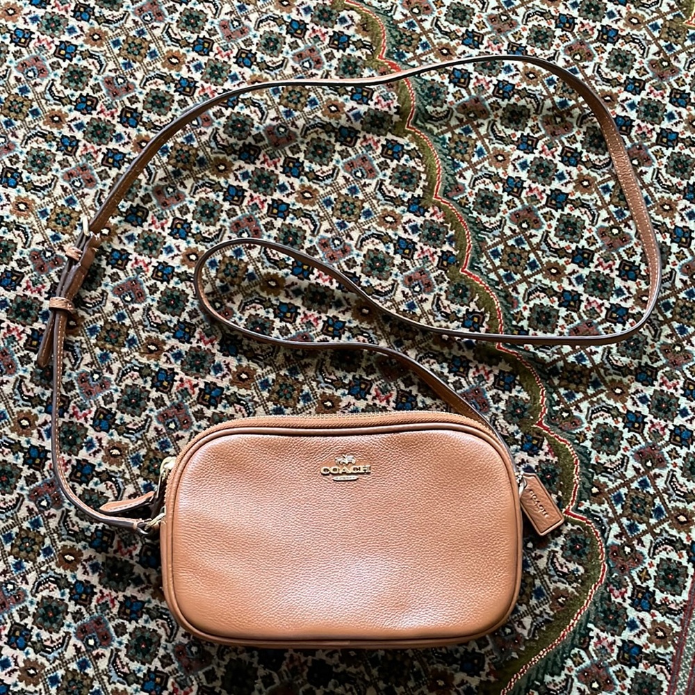 Coach Crossbody Purse Cognac